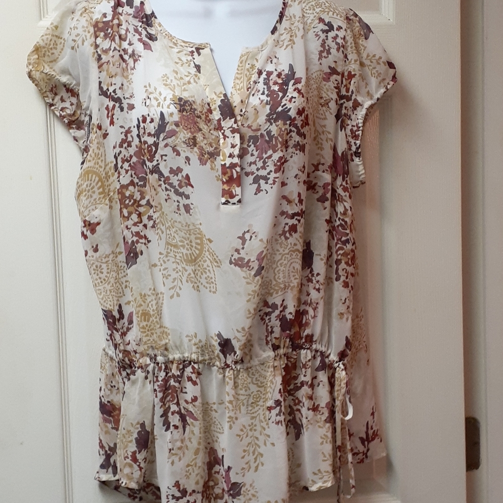 Floral Peplum Top